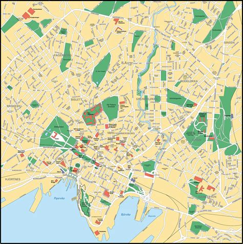 Map of Oslo: offline map and detailed map of Oslo city