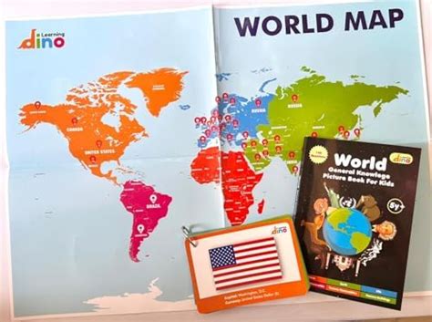 Buy Learning Dino Kids Kit – All About India – Includes GK Book, India ...