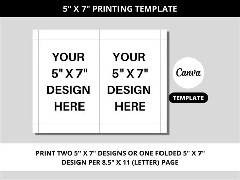 Plantilla Ovalada Imprimible De 5 X 7 Pulgadas