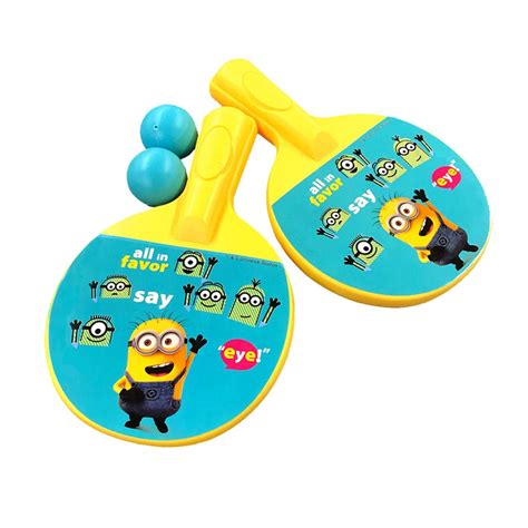 MINIONS PING-PONG/TABLE TENNIS RACKET SET | Sameo