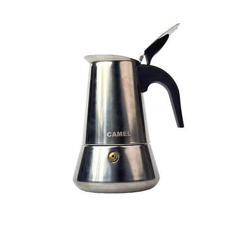 JAVA Cup Coffee Maker - Steel - 2, 4, 9 & 12 Cup Sizes - Camel Flasks ...