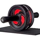 Dr Trust USA Ab Wheel Roller with Knee Mat for Men & Women Abs ...