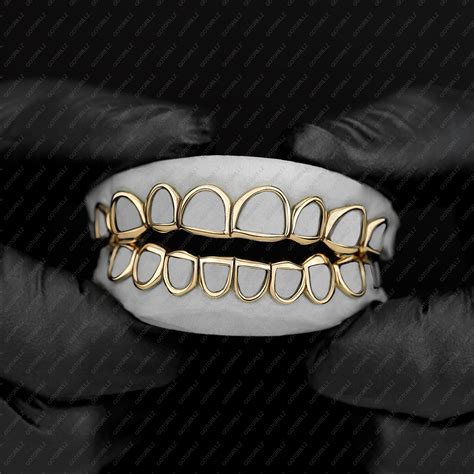 Open Face Gold Grill Buy Top 8 Open Face Grillz In 10K Yellow Gold