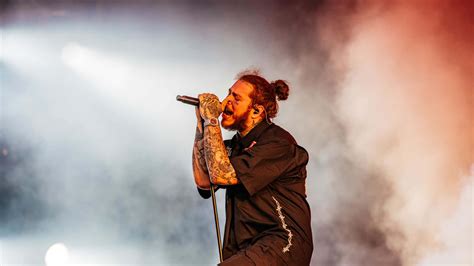 Download "Post Malone Live On Stage" | Wallpapers.com