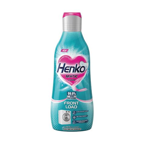 Henko Matic Front Load Liquid Detergent - 1L Refill Pouch with Nano ...