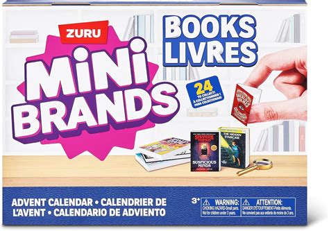 Amazon.com: Mini Brands Books Advent Calendar by ZURU, Collectible ...