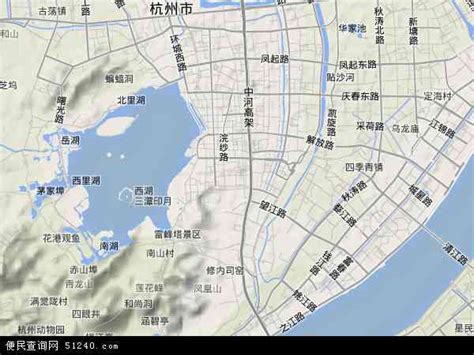 上城区地图 - 上城区卫星地图 - 上城区高清航拍地图