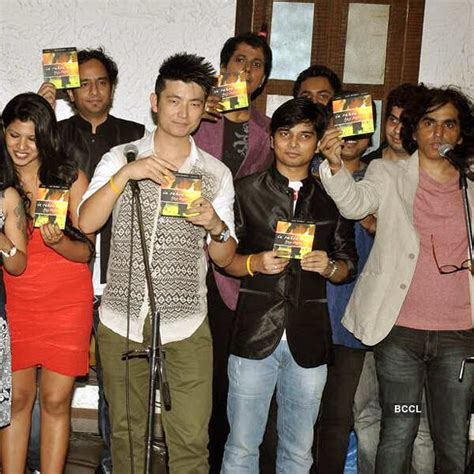 Meiyang Chang (2nd L) at the launch of album In Rahon Mein, held in ...