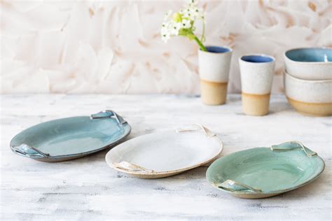 Ceramic Serving Platter Set at Bertha Arrington blog