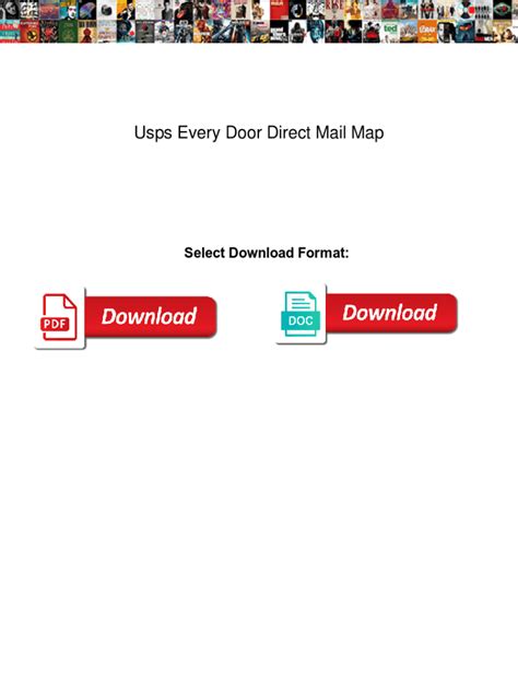 Fillable Online Usps Every Door Direct Mail Map. Usps Every Door Direct ...