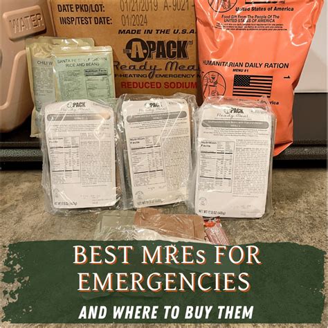 5 Best MREs To Buy For Emergencies (And Where To Find Them)