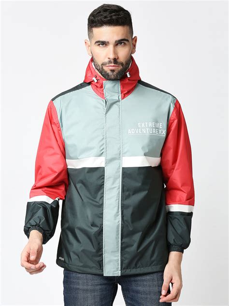 Waterproof Olive Light Green Rain Jacket - MJ202