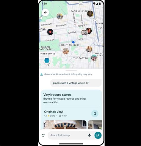 谷歌地图 Ai 的图像结果
