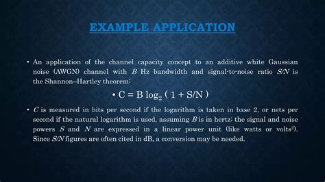 Channel capacity | PPTX