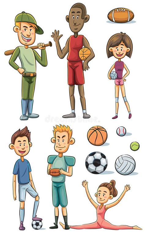 Athlete Cartoon 的图像结果