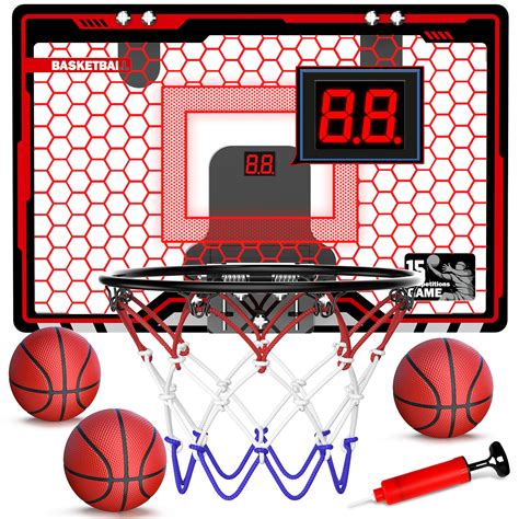 Amazon.com: HopeRock Indoor Basketball Hoop for Kids, Over The Door ...