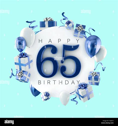 Happy Birthday 65th Birthday High Resolution Stock Photography and ...
