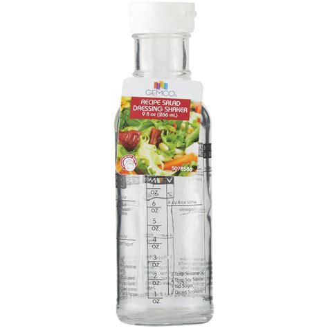 Gemco 9 Oz. Glass Salad Dressing Bottle – Hemlock Hardware