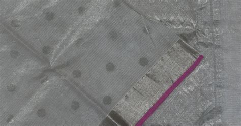 Zari Kota Cotton Tissue Butta White Saree | Kankatala
