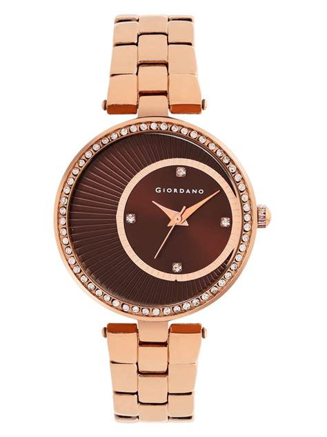 Giordano Eleganza Collection Analogue Watch for Women - A2056 : Amazon ...