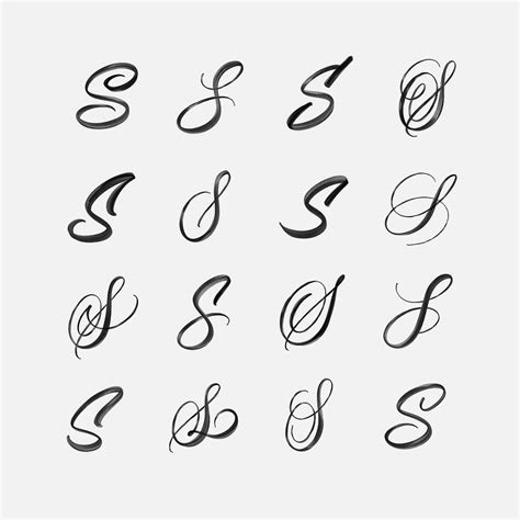 Cursive S Tattoo