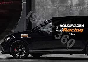 ISEE 360® Sports Racing Stickers for Car Exterior Sides Hood Bumper ...