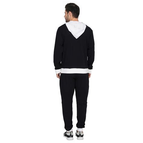 SLAY. Classic Men's Colorblock Black & White Tracksuit -SLAY. Tracksuit ...