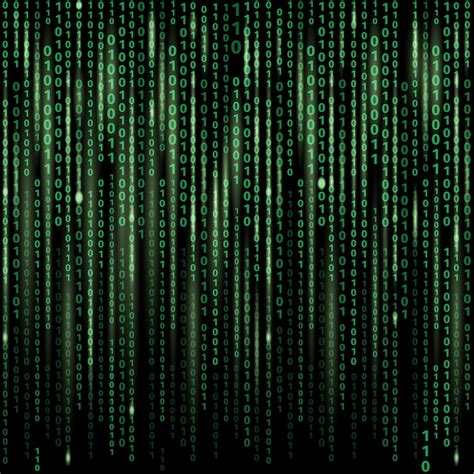 Stream of binary code on screen. abstract vector background. data and ...