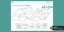 Label The Parts Of A Sound Wave Activity - Science