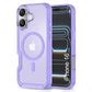 LuxuryKase Shockproof Transparent Matte Back Cover | Mag-Safe Compatib