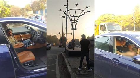 Pune Viral Video: 'Drunk' BMW Driver Halts In Middle Of Yerawada Road ...