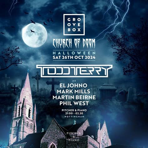 TODD TERRY | Groovebox Halloween Church Of Doom, Pitcher And Piano ...