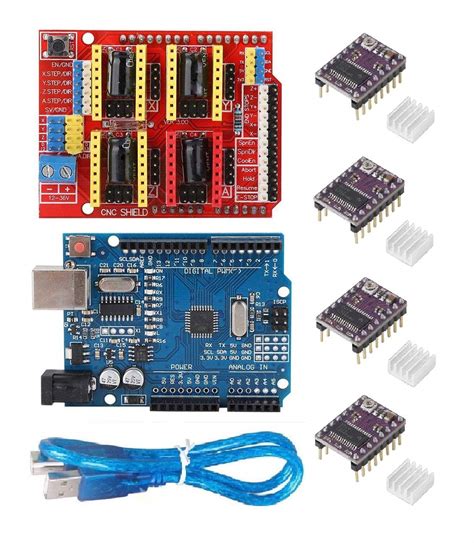 Scriptronics New! V3 Engraver CNC Shield Expansion Board, SMD UNO Board ...