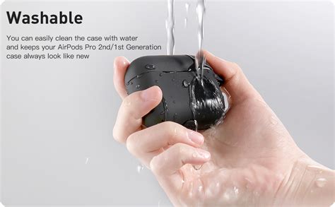 LIRAMARK Silicone Soft Case Cover with Keychain for Airpods Pro 2 Case ...