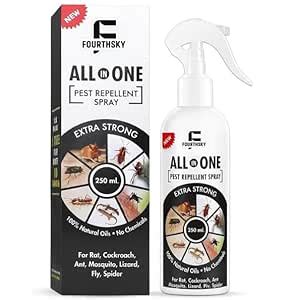 All in One Pest Repellent Spray 220 ml | Herbal Extra Strong Multi ...