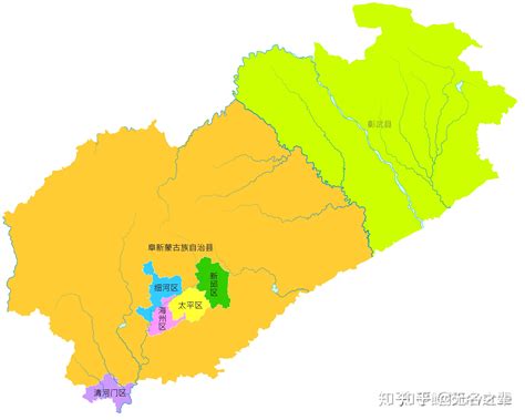 辽宁省阜新市地图