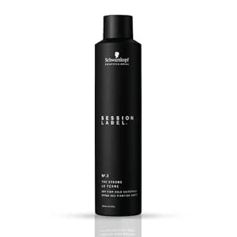 Schwarzkopf Professional Session Label Strong Hold Hair Spray for Men ...