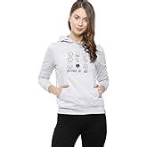 Buy Campus Sutra Women's Cotton Printed Hoodie at Amazon.in
