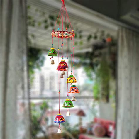 Chauhan Handicraft Beautiful Wall Hanging,Wind Chime for Home Decor ...