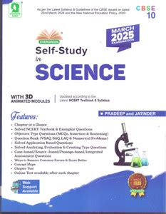 CBSE Self Study In Science: For Class 10.2025 March Examination: Buy ...