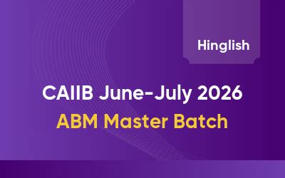 CAIIB Syllabus 2026 for ABM, ABFM, BFM, BRBL, & Elective Papers