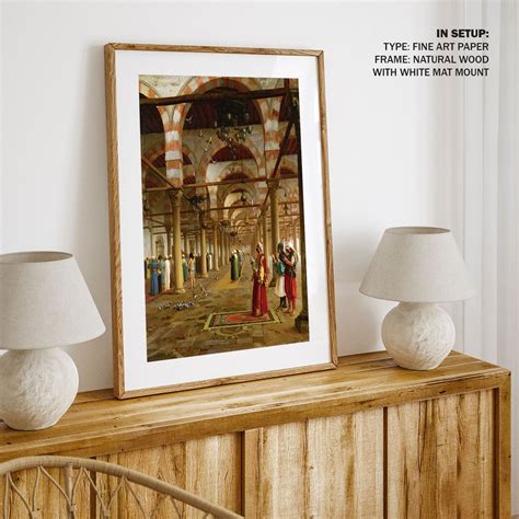 Prayer in the Mosque: Buy Arabic Islamic Paintings & Art Prints Online ...