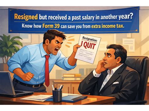 Got salary arrears after resigning? Use Form 39 to avoid higher tax in ...