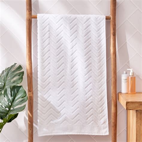 Buy Corsica Izzy Ridges Cotton Bath Towel - 150x75cm from Corsica by ...