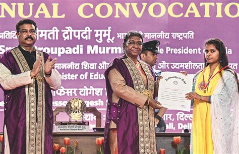 99th Convocation: DU represents India in all its richness & diversity ...