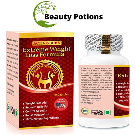 Buy Active Burn Extreme Weight Loss Formula - 60 Capsules