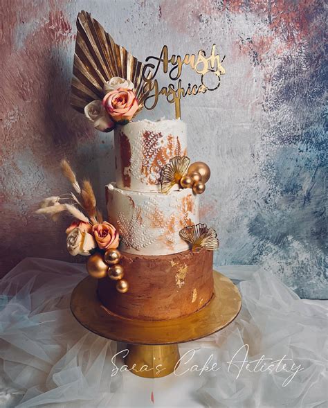 Boho Theme Designer Cake – Sara's Cake Artistry