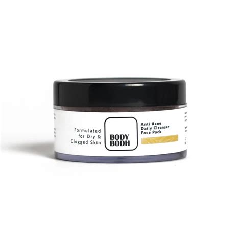 Anti Acne Daily Cleanser | Face Pack (Enriched with Honey & Moroccan R ...