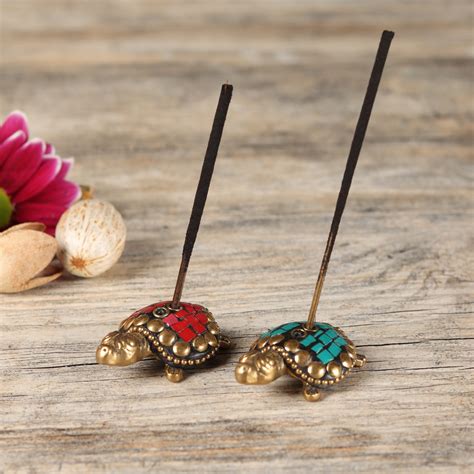 Tiny Turtles - Stone Incense Holders (set of 2