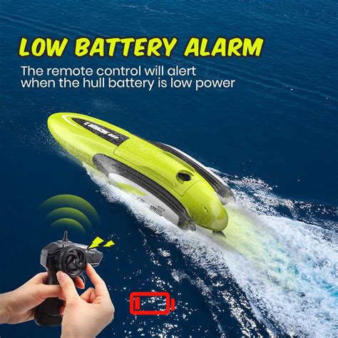 Buy O WOWZON RC Boat - Double Sided Driving Design Remote Control Boat ...